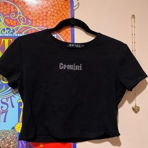 Motel Gemini crop top